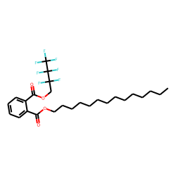 Phthalic acid, 2,2,3,3,4,4,4-heptafluorobutyl tetradecyl ester