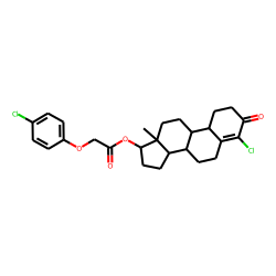 19-Nortestosterone, 4-chloro-, p-chlorophenoxyacetic acid ester