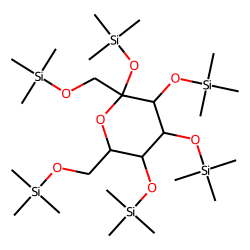 Sedoheptulose anhydride, pyranose, TMS