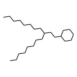 Heptadecane, 9-(2-cyclohexylethyl)-