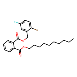 Phthalic acid, 2-bromo-5-fluorobenzyl decyl ester