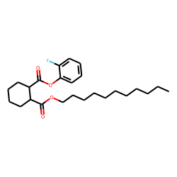 1,2-Cyclohexanedicarboxylic acid, 2-fluorophenyl undecyl ester