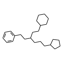 Benzene, [3-(2-cyclohexylethyl)-6-cyclopentylhexyl]-