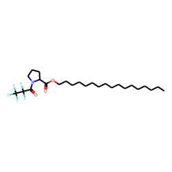 l-Proline, n-pentafluoropropionyl-, heptadecyl ester