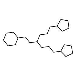 Cyclohexane, [6-cyclopentyl-3-(3-cyclopentylpropyl)hexyl]-