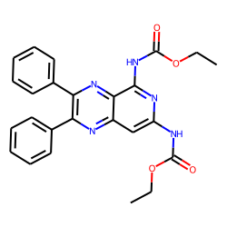 Pyrido[3,4-b]pyrazine-5,7-dicarbamic acid, 2,3-diphenyl-, diethyl ester