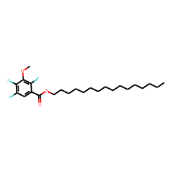 3-Methoxy-2,4,5-trifluorobenzoic acid, hexadecyl ester