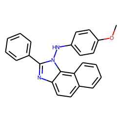 1H-naphth[1,2-d]imidazole, 1-(p-anisidino)-2-phenyl-