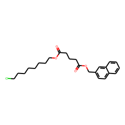 Glutaric acid, 8-chlorooctyl (2-naphthyl)methyl ester