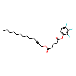 Glutaric acid, tridec-2-yn-1-yl 2,3,4-trifluorophenyl ester