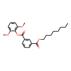 Isophthalic acid, 2,6-dimethoxyphenyl octyl ester