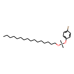 Silane, dimethyl(4-bromophenoxy)hexadecyloxy-