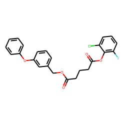 Glutaric acid, 2-chloro-6-fluorophenyl 3-phenoxybenzyl ester