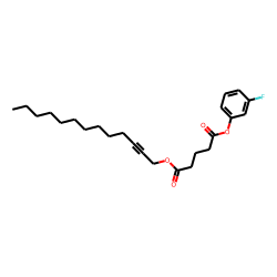 Glutaric acid, tridec-2-yn-1-yl 3-fluorophenyl ester