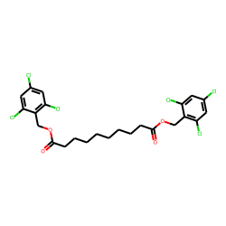 Sebacic acid, di(2,4,6-trichlorobenzyl) ester