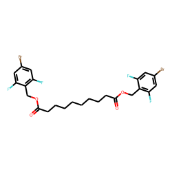Sebacic acid, di(4-bromo-2,6-difluorobenzyl) ester