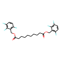 Sebacic acid, di(2,3,6-trifluorobenzyl) ester