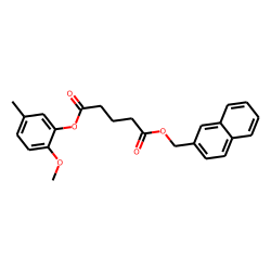 Glutaric acid, naphth-2-ylmethyl 5-methyl-2-methoxybenzyl ester
