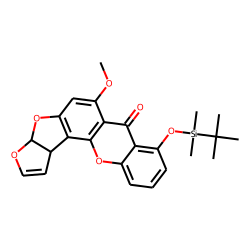 Sterigmatocystin, O-tert.-butyldimethylsilyl-