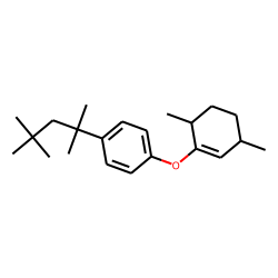 4-(1,1,3,3-Tetramethylbutyl)phenyl-3,6-dimethyl-1-cyclohexenyl ether