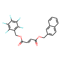 Fumaric acid, pentafluorobenzyl naphth-2-ylmethyl ester