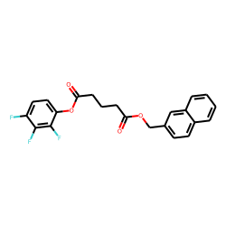 Glutaric acid, naphth-2-ylmethyl 2,3,4-trifluorophenyl ester