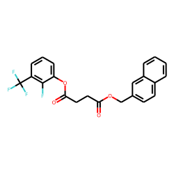 Succinic acid, 2-naphthylmethyl 2-fluoro-3-(trifluoromethyl)phenyl ester