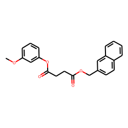 Succinic acid, naphth-2-ylmethyl 3-methoxyphenyl ester