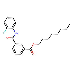 Isophthalic acid, monoamide, N-(2-fluorophenyl)-, octyl ester