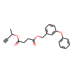 Succinic acid, but-3-yn-2-yl 3-phenoxybenzyl ester