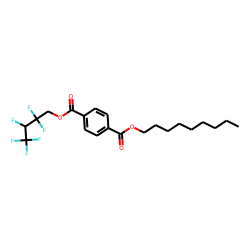 Terephthalic acid, 2,2,3,4,4,4-hexafluorobutyl nonyl ester