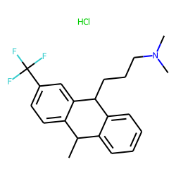 L-9(3-dimethylaminopropyl) 10-methyl-2-trifluoromethyl-9,10-dihydroanthracene, hydrochloride