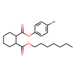1,2-Cyclohexanedicarboxylic acid, 4-bromophenyl heptyl ester