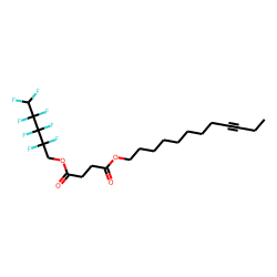 Succinic acid, 2,2,3,3,4,4,5,5-octafluoropentyl dodec-9-yn-1-yl ester