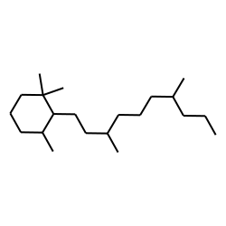 Cyclohexane, 1-(3,7-dimethylnonyl)-2,2,6-trimethyl, # 4