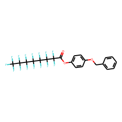 Pentadecafluorooctanoic acid, 4-benzyloxyphenyl ester
