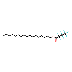 heptafluorobutanoic acid, heptadecyl ester
