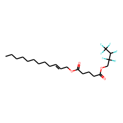 Glutaric acid, dodec-2-en-1-yl 2,2,3,4,4,4-hexafluorobutyl ester