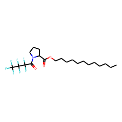 l-Proline, n-heptafluorobutyryl-, dodecyl ester