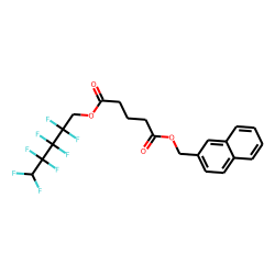 Glutaric acid, 2,2,3,3,4,4,5,5-octafluoropentyl (2-naphthyl)methyl ester