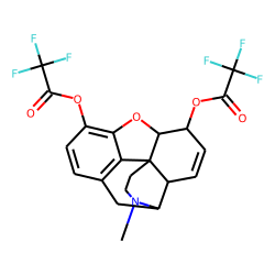 Morphinan-3,6-diol, 7,8-didehydro-4,5-epoxy-17-methyl- (5«alpha»,6«alpha»)-, bis(trifluoroacetate) (ester)