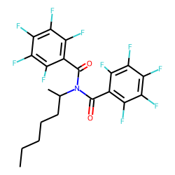 Benzamide, pentafluoro-N-(pentafluorobenzoyl)-N-hept-2-yl-