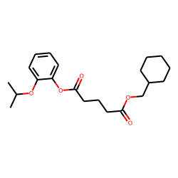 Glutaric acid, cyclohexylmethyl 2-isopropoxyphenyl ester