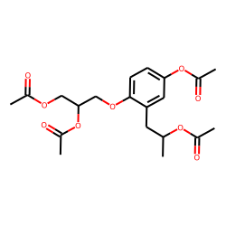 1,2-Diacetoxy-3-[4-acetoxy-2-(2-acetoxy)propyl]phenoxypropane