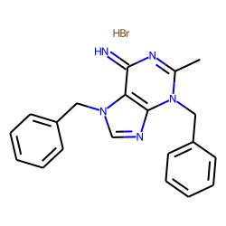 Adenine, 3,7-dibenzyl-2-methyl-, hydrobromide