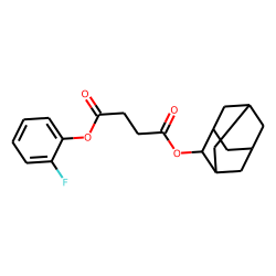 Succinic acid, 2-fluorophenyl adamant-2-yl ester