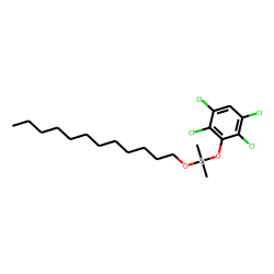 Silane, dimethyl(2,3,5,6-tetrachlorophenoxy)dodecyloxy-