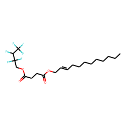 Succinic acid, dodec-2-en-1-yl 2,2,3,4,4,4-hexafluorobutyl ester