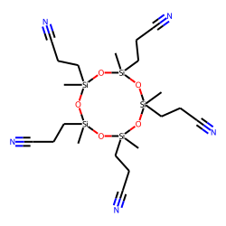 2,4,6,8,10-pentamethyl-2,4,6,8,10-penta(2-cyanoethyl)-[1,3,5,7,9,2,4,6,8,10]cyclopentasiloxane