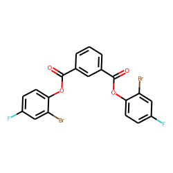 Isophthalic acid, di(2-bromo-4-fluorophenyl) ester